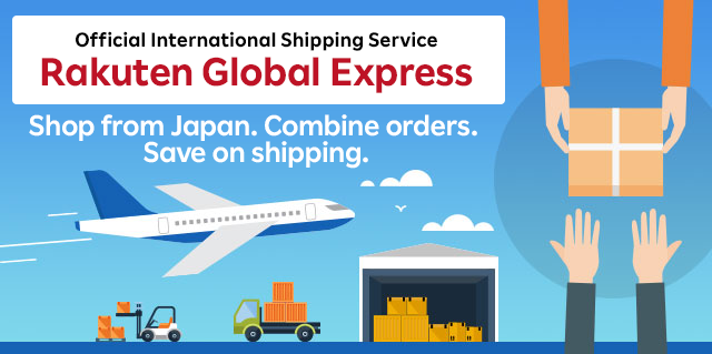 Official International Shipping Service Rakuten Global Express Conbine orders. Save on Shipping.